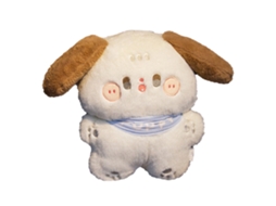 Brinquedo Pelúcia Cachorro Infantil Portátil Cute 11x13in