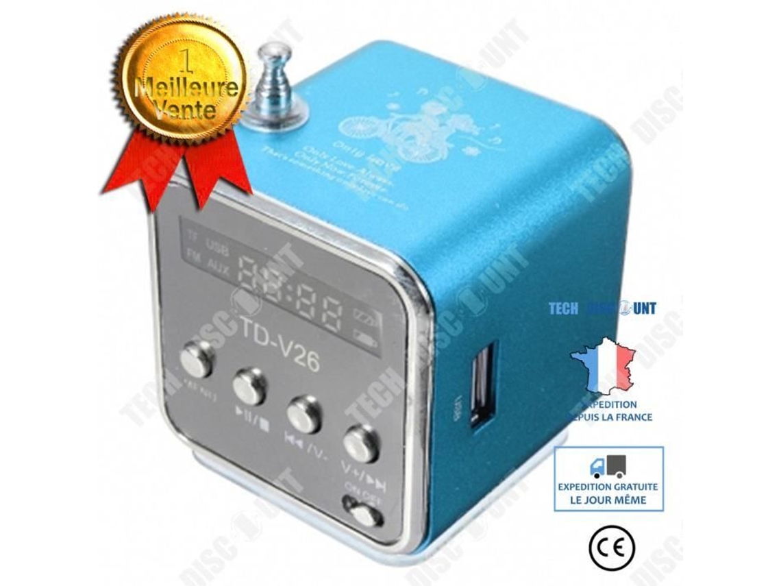 Portátil com tela de rádio sem áudio bluetooth e cartão bluetooth mini alto-falante MP3 player INNOVTEC