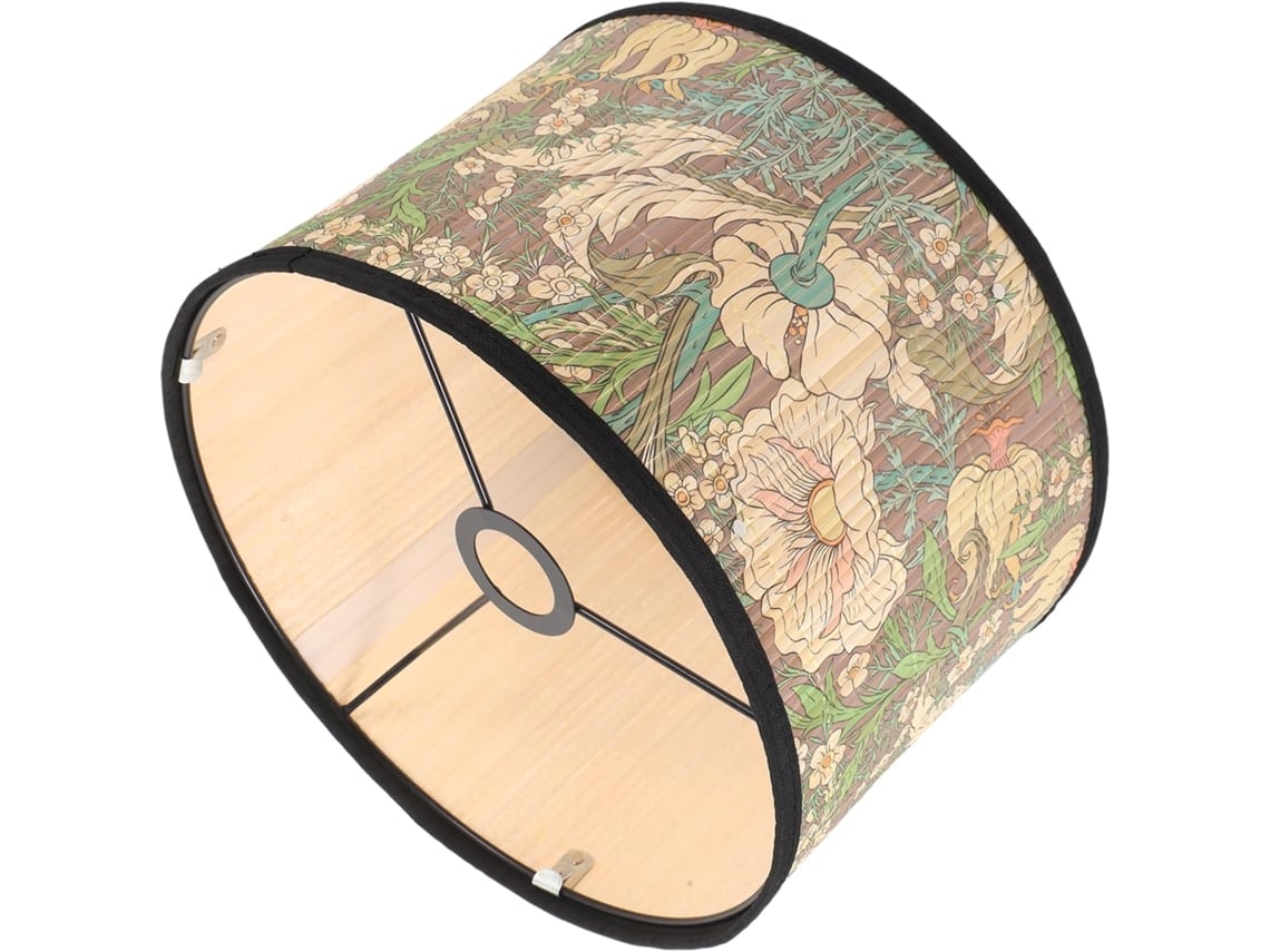 Luminária Pendente Cilíndrica de Bambu Natural, Elegante e Refinada, para Quartos e Salas de Estar. SFUSHOS