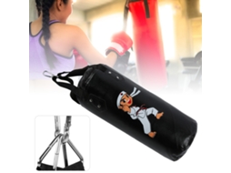 Saco De Pancada Suspenso Para Crianças, Para Treino De Sanda E Muay Thai Equipamento Preto Oco De 60 Cm Brilvibera
