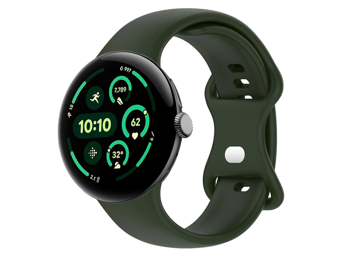 Pulseira De Silicone Sólida Com Fecho Borboleta, Tamanho: G