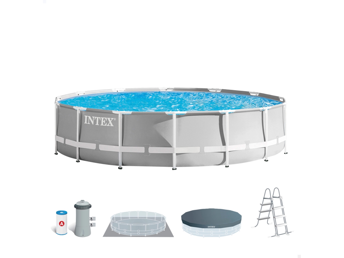 Piscina Tubular INTEX Prisma Frame Redonda (5 pessoas - 14614L  - 457x107cm)