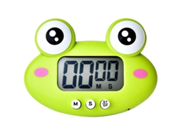Temporizador De Cozinha, Temporizador Digital Para Cozinhar Com Magnético, Relógio Visual Lcd, Despertador Suspenso Com Suporte Verde Slowmoose