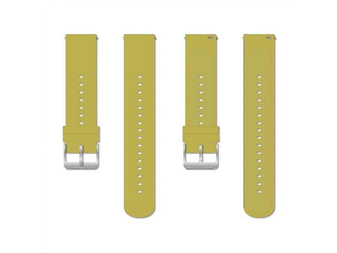 Pulseiras De Relógio De 20 Mm, Pulseiras De Substituição De Silicone Para Relógios Inteligentes Olysi Shop (cor Preta)