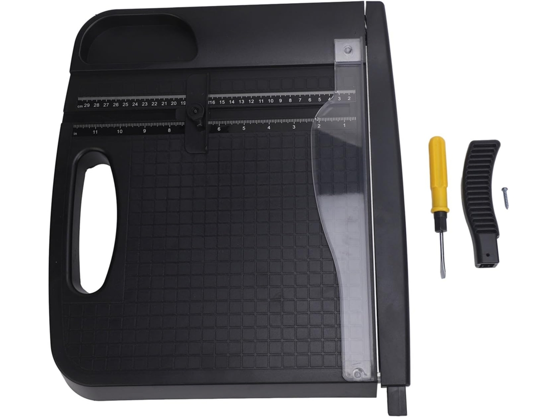 Cortador De Papel A4, Guilhotina 30 Cm Com Capacidade Para 12 Folhas,