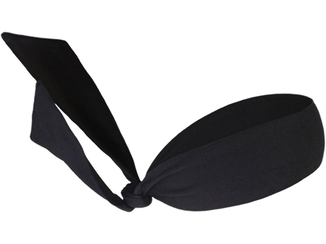 De 2 Faixas Elásticas Para Cabeça, Ideais Para Ioga, Corrida, Tênis, Basquete E Fitness. Absorvem O Suor E São Pretas. Gokoco