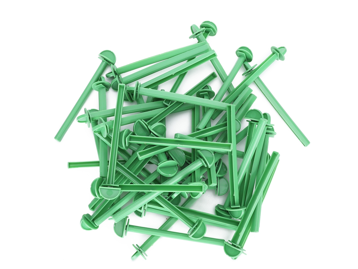 Conjunto de 50 poleiros de plástico para gaiolas de pássaros AQUAFORGE