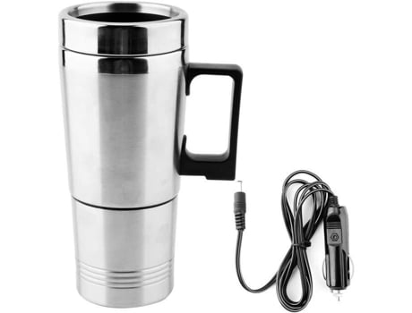 Chaleira Elétrica 350Ml 150Ml de Aço Inoxidável Portátil 12V Aquecedor de Água para Carro para Café Chá ARAMOX