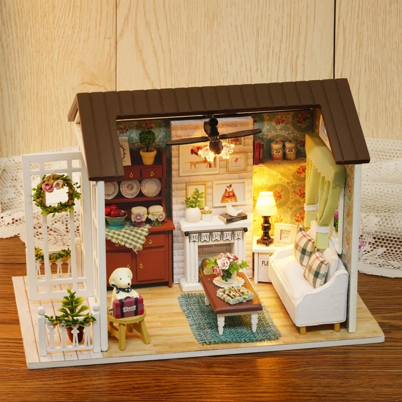 Kit De Mini Casa "bons Tempos" Para Montar
