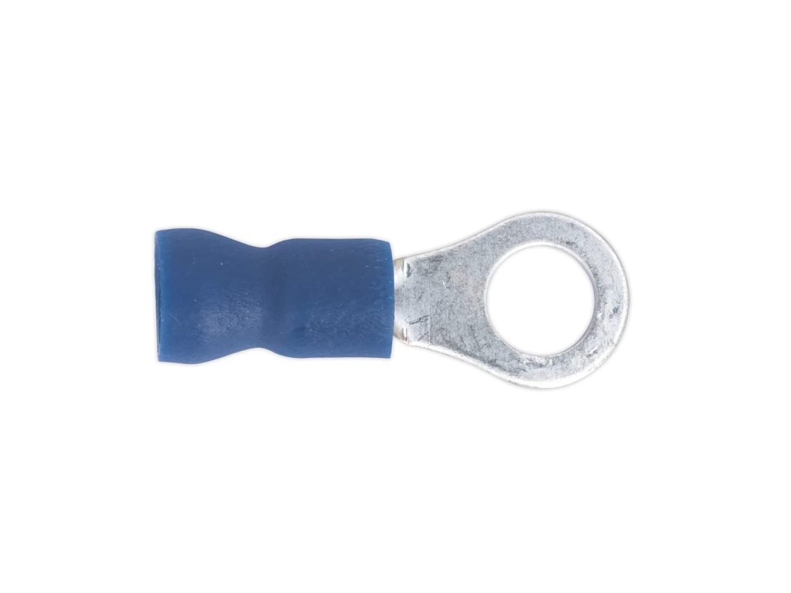 Fechadura De Terminal De Anel De Fácil Entrada Com 5,3 Mm (2ba) Azul, Pacote Com 100 Unidades