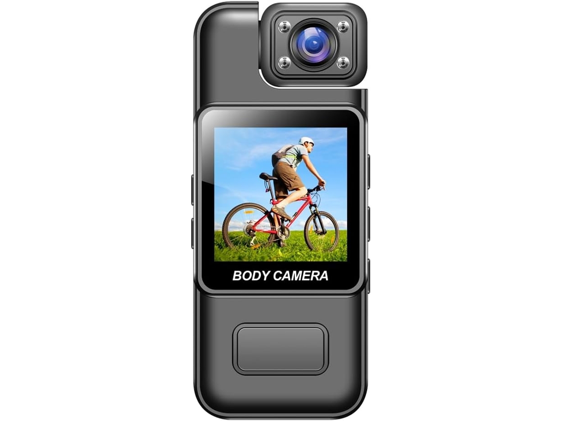 Mini Câmera Wifi 4k Hd Com Gravador De Vídeo Digital, Lente Giratória De 180°, Câmera De Ação Portát Gokoco