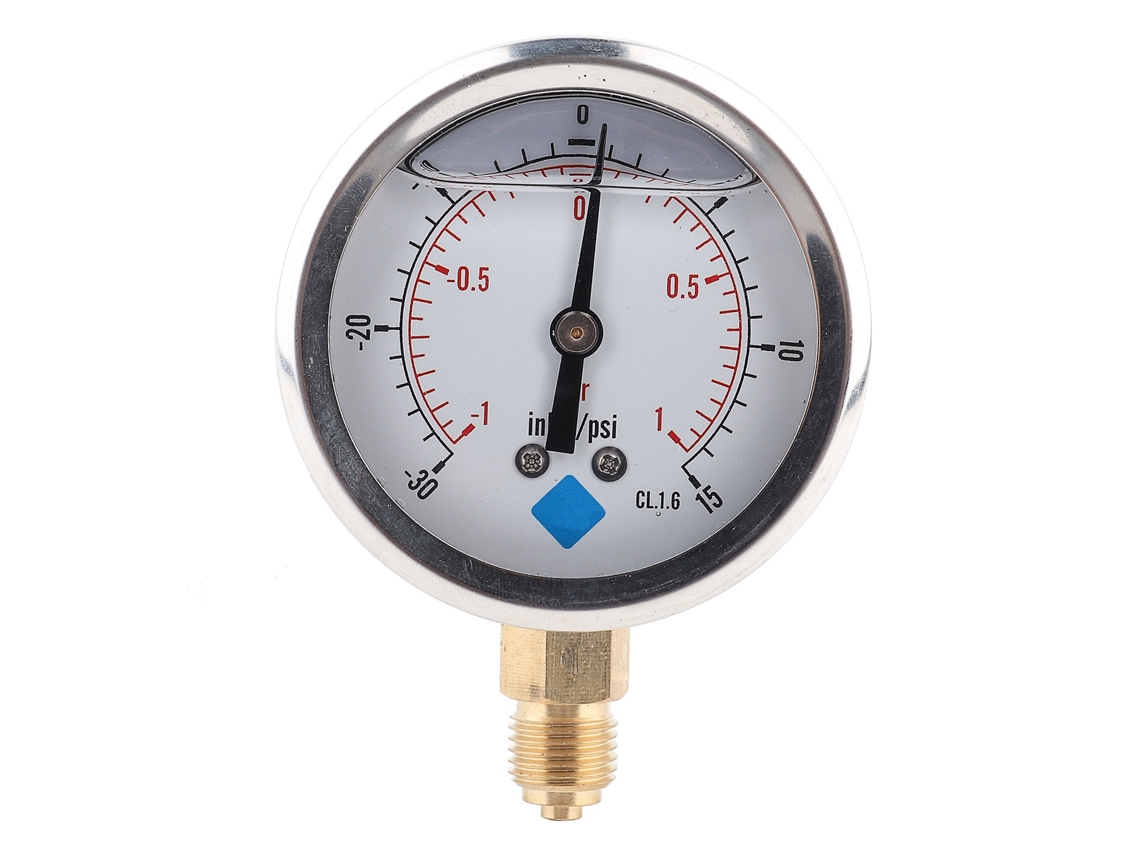 Manómetro De Vacío Radial Lleno De Aceite Bsp 1/4 Para Química Y60 Tspggz6041bar