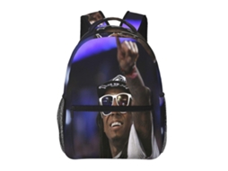 Mochila Lil Wayne T9 Para Estudantes, Leve E Durável, Impermeável E Com Alça De Ombro Ajustável (g9)