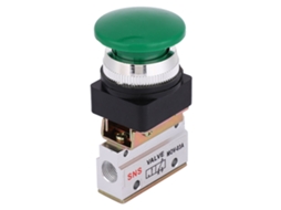 Laxiscreed Válvula Pneumática De Três Posições G1/8, Operação Manual Por Botão
