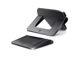 Lurelia Mini Suporte Para Portátil Ergonómico, Antiderrapante, Com Ventilação, Em Plástico, Em Preto