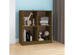 Vidaxl Aparador Pinho Maciço 70x33x76 Cm Castanho Mel