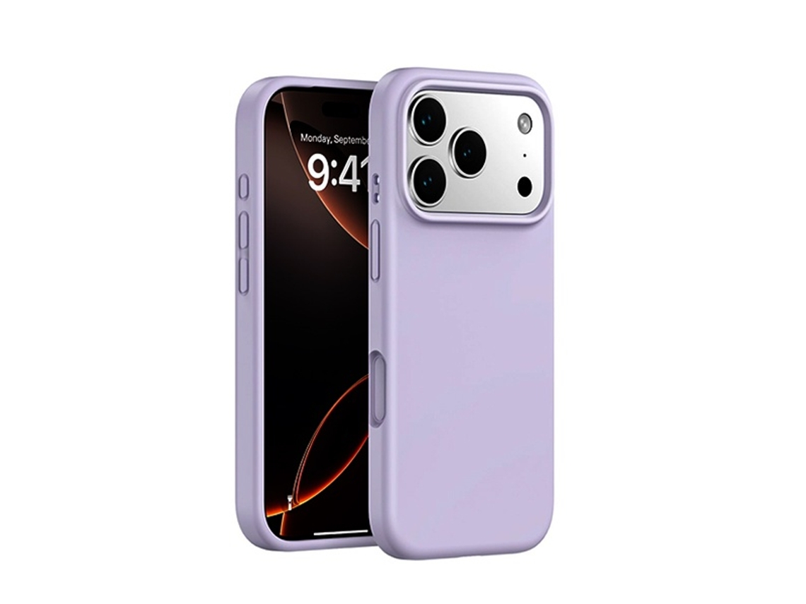 Capa Proteção Silicone Gift4me Para Apple Iphone 18 Pro - Roxo