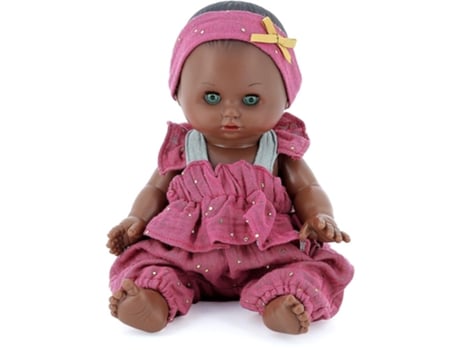Boneca PETITCOLLIN Plástico - Rosa - 28 cm)