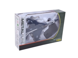 Modelo De Avião De Liga Com Alta Simulação, Brinquedo Com Luz E Som, Azul Escuro, De Tração