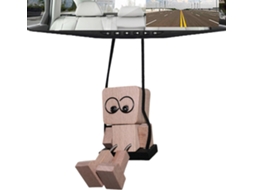 Pingente Para Espelho Retrovisor De Carro – Decoração De Interior De Veículo Em Madeira