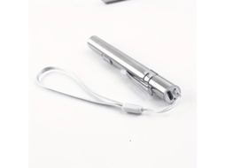 Lanterna Led Recarregável Via Usb, Mini E Portátil, À Prova D'água E De Bolso, Feita De Aço Inoxidável.