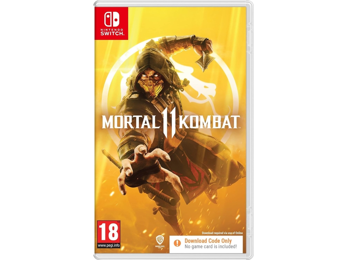 Mortal Kombat 11 Nintendo Switch B.active (código Na Caixa)