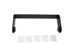 Suporte de Toalha de Papel Autoadesivo Preto S/MARCA