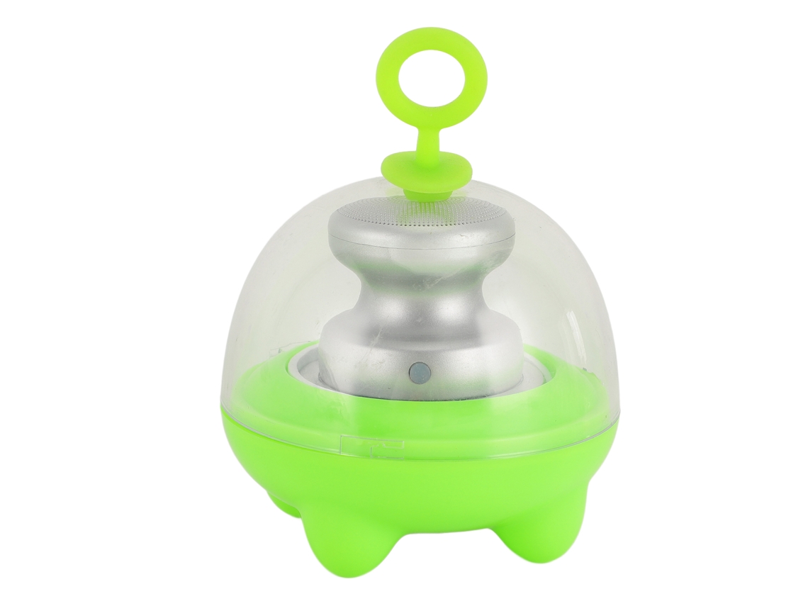 Aetheria alto falante Portátil Mini com Base Magnética Som Potente Compacto Waterproof Prata para Acampamento