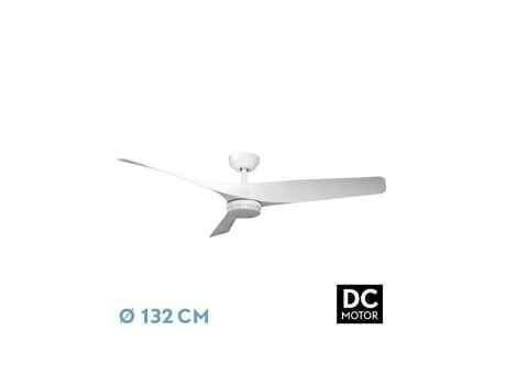 Ventilador Dc Niger Branco 22W 3 Lâminas Ajustáveis FABRILAMP FABRILAMP
