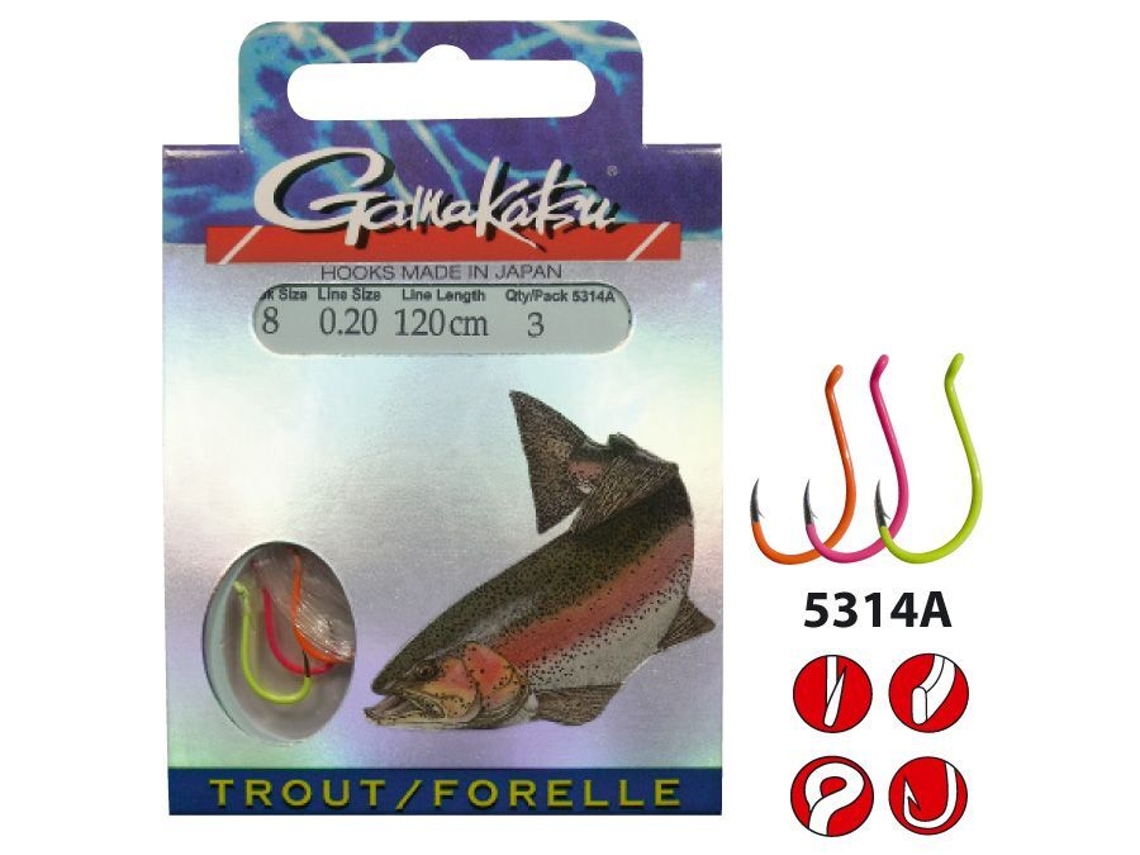 Gancho GAMAKATSU Trout Ls-5314 8