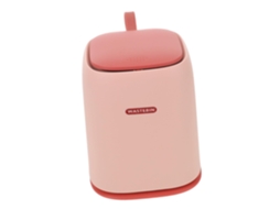 Lixeira De Mesa Pequena De Plástico Com Tampa Para Escritório, Bancada Ou Casa.