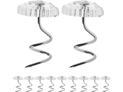 Beaupretty 40-pinos De Aço Inoxidável Para Saia Cama E Capa Sofá, Design Transparente, Fáceis De Usar E Com Fixação