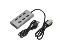 Hub Usb3.0 Transmissão De Alta Velocidade Plug And Play Divisor Usb De 7 Portas