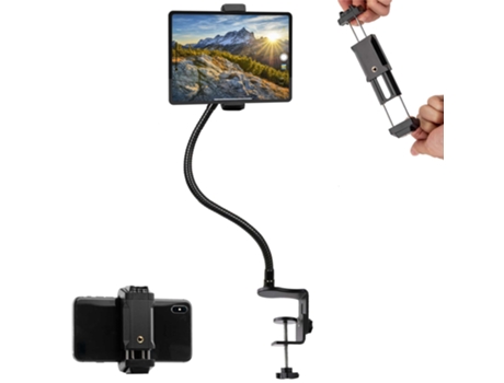 Suporte Flexível para Telefone e Tablet MOJOGEAR com Braçadeira de Mesa