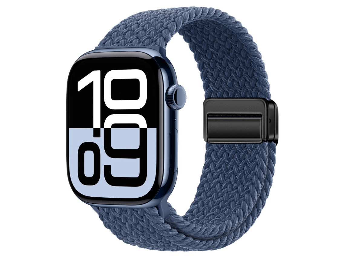 Bracelete Para Apple Watch 42/44/45/46/49mm Azul Escuro Cuich