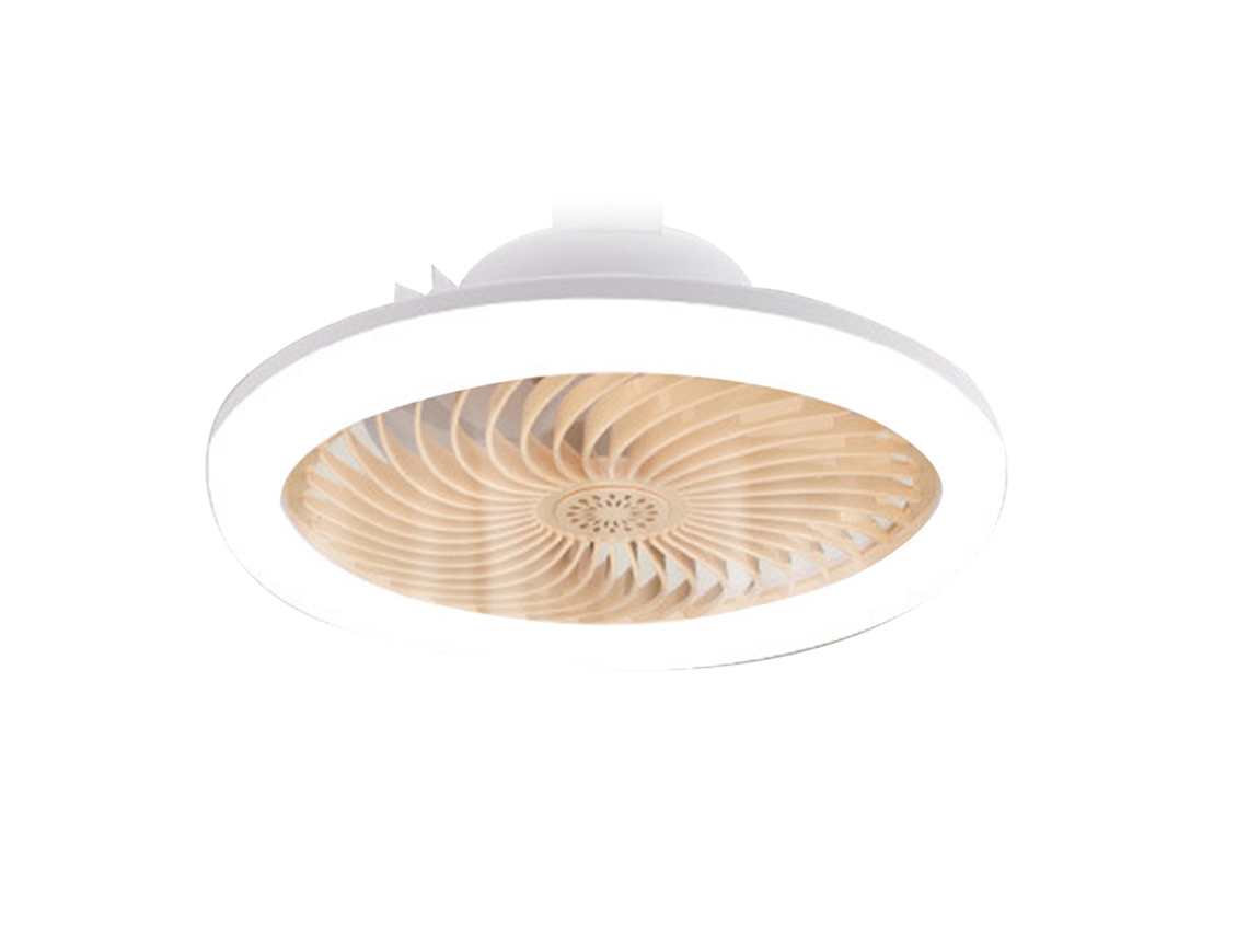 Luz ventilador LED E27 com controle remoto aromaterapia iluminação ajustável para quarto | S/MARCA