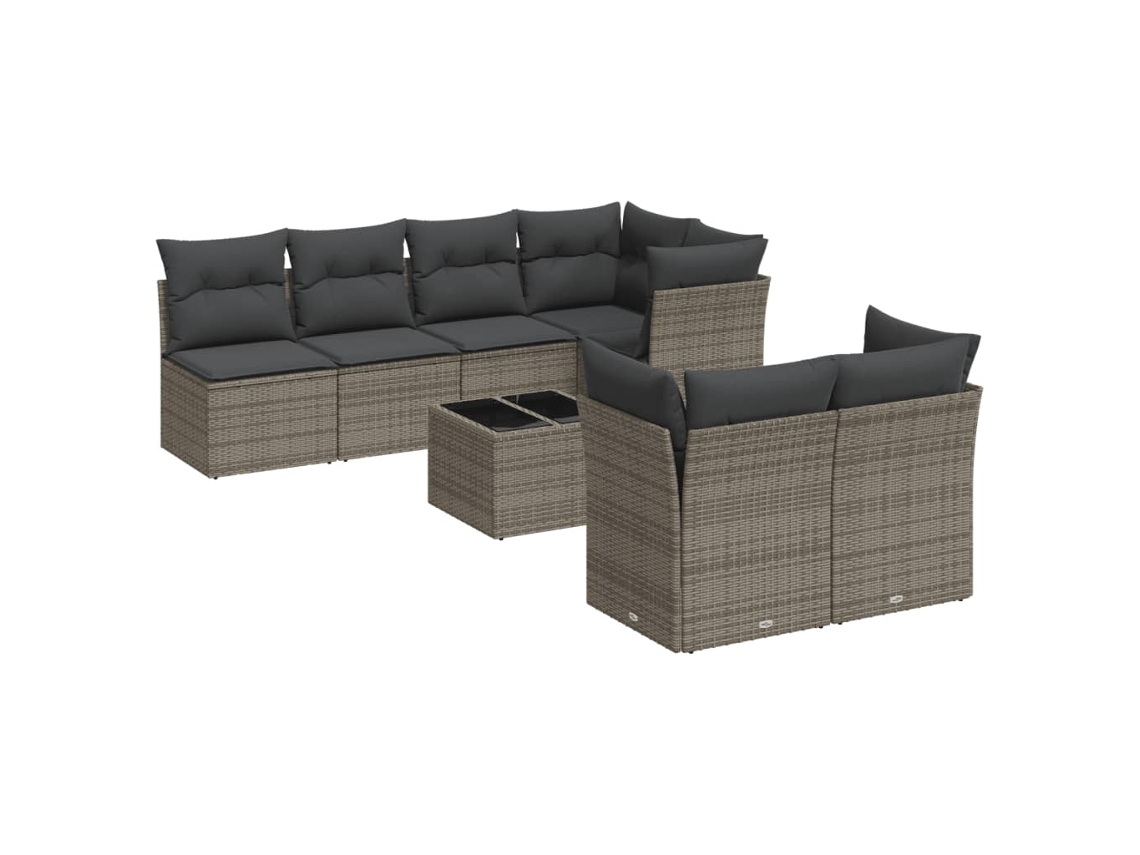 Garden Sofa Set, Garden Sofa Sets Vidaxl Cinzeto Rattan / Vime (n/a)