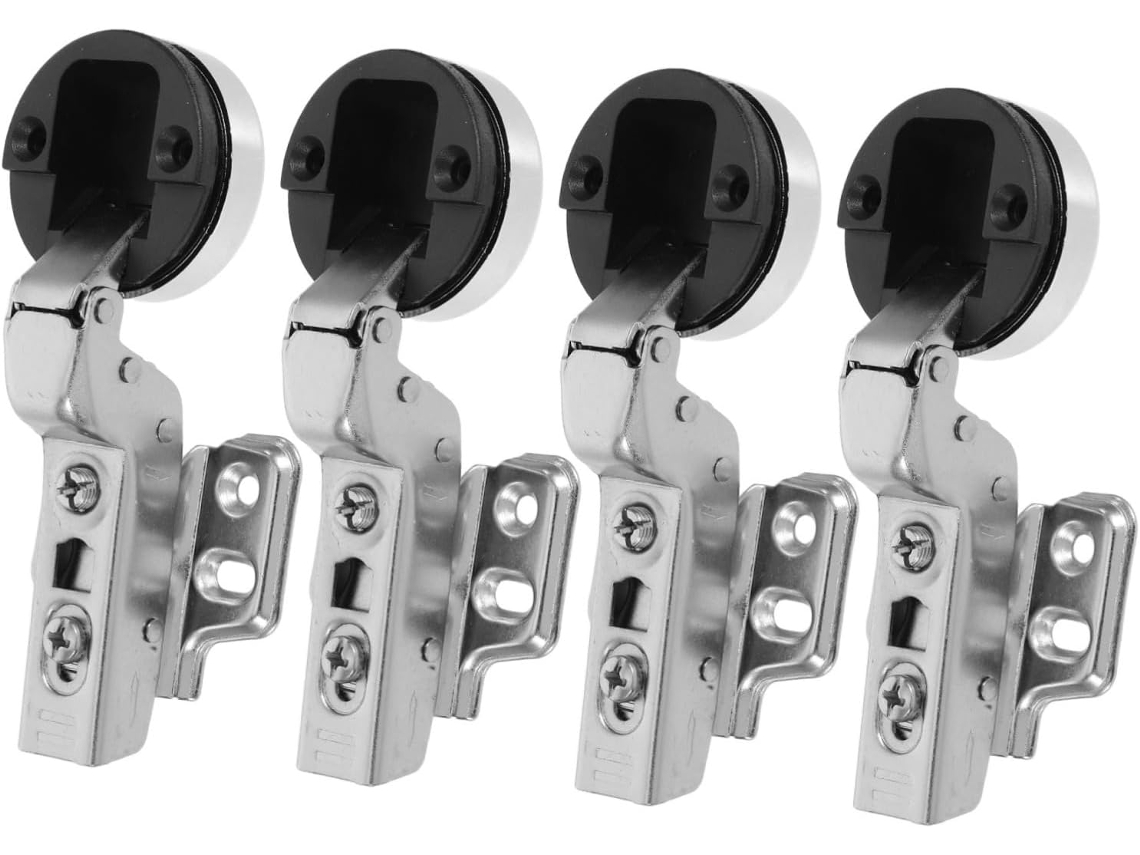 Conjunto De 4 Dobradiças Silenciosas Com Amortecimento Para Portas