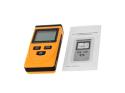 Detector de radiação eletromagnética digital LCD com alarme sonoro e luminoso para teste de campo elétrico e magnético | S/MARCA