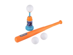 Primerox máquina de Arremesso de Beisebol para Crianças com 3 Bolas e Taco Brinquedo de Treinamento