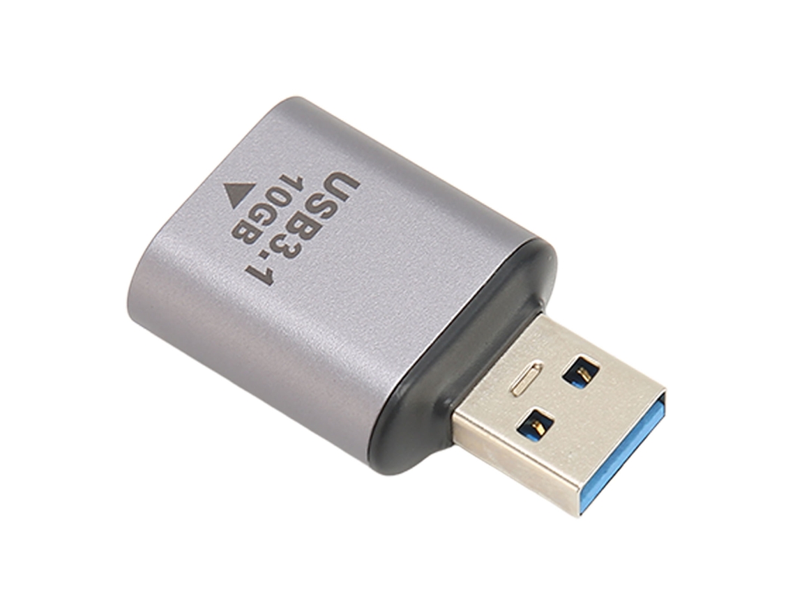 Adaptador Usb 3.1 Macho a Hembra de 10 Gbps de Aleación de Aluminio Plug And Play para Periféricos