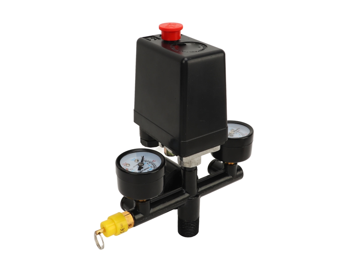 Laxiscreed Kit De Interruptor De Pressão Para Compressor Com Conector Rápido – Modelo Alemanha
