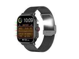 Smartwatch I120 1.95 Polegadas Bluetooth Chamada Monitoramento de Saúde Mais de 100 Modalidades Esportivas Ip76 em Prova D Água Preto Bestvite