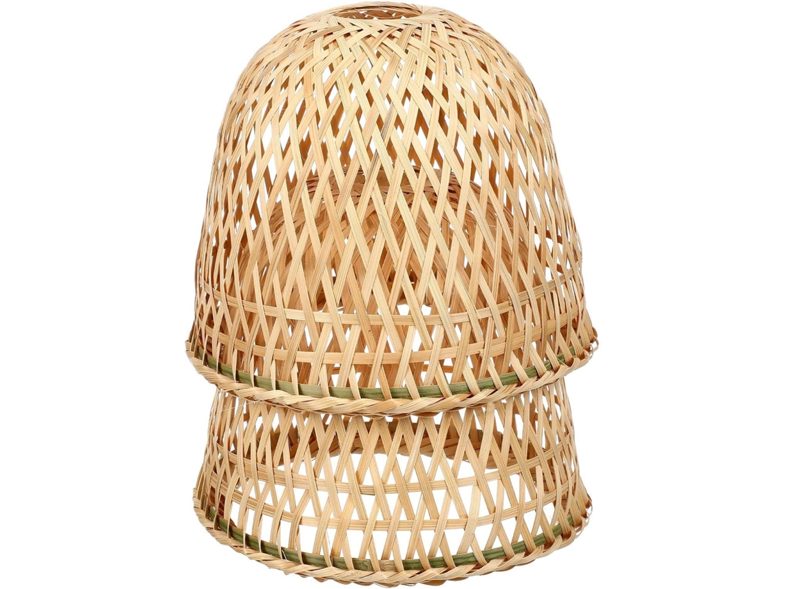 Conjunto de 2 Luminárias de Teto Rústicas em Bambu. SFUSHOS