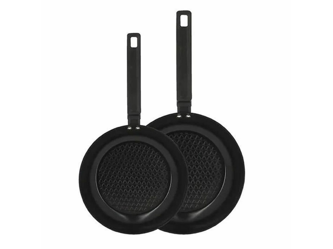 Frigideira Menastyl Alumínio Ø 24 Cm Ø 28 Cm (2 Unidades)