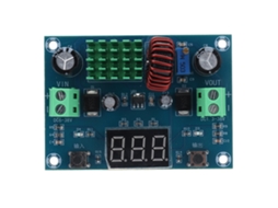 Módulo regulador de tensão buck digital ajustável DC8 38V para DC1.33 6V 5A XHM291