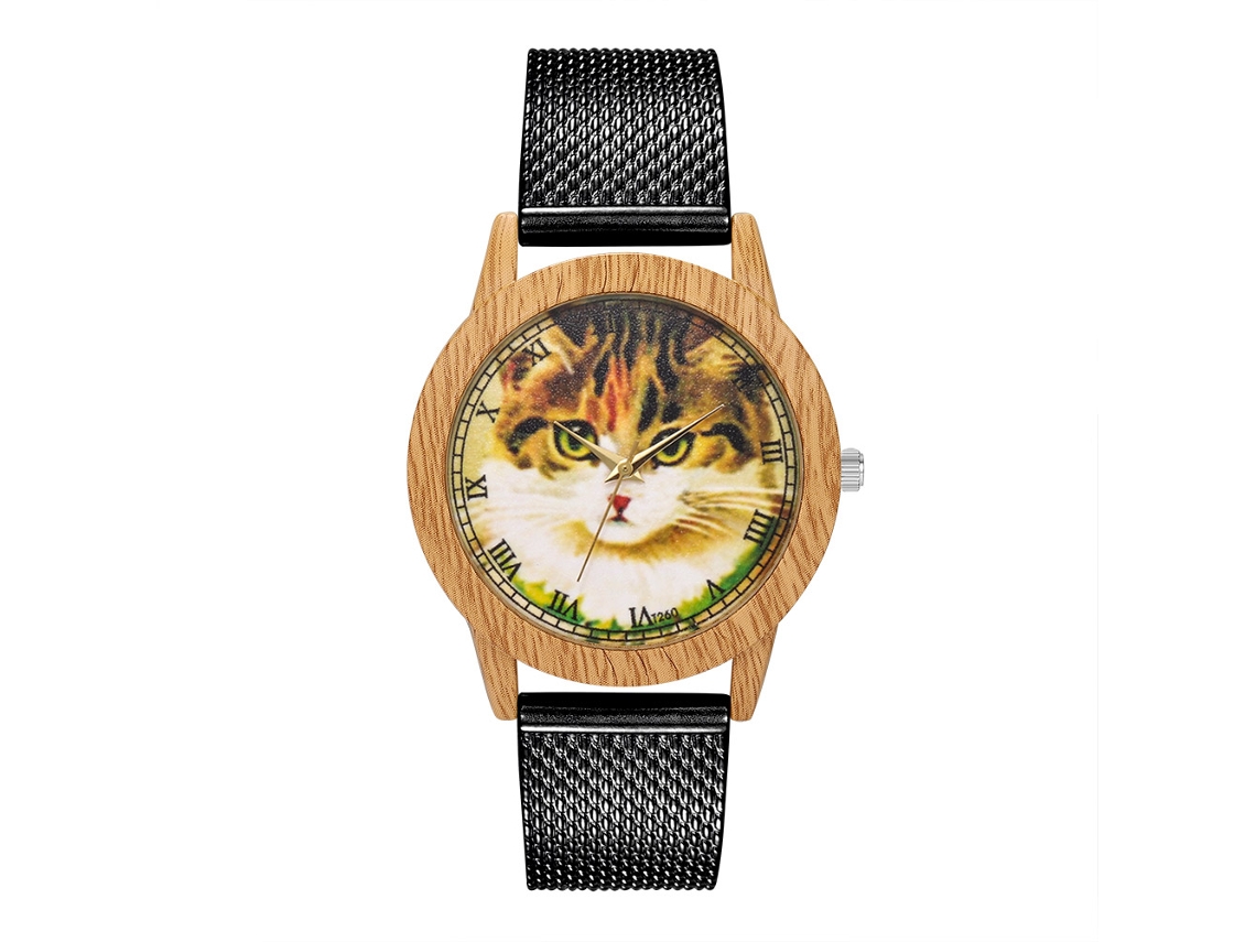 Reloj De Pulsera De Cuarzo Unisex Con Cinturón De Silicona Simple Moda Zhoulianfa Negro