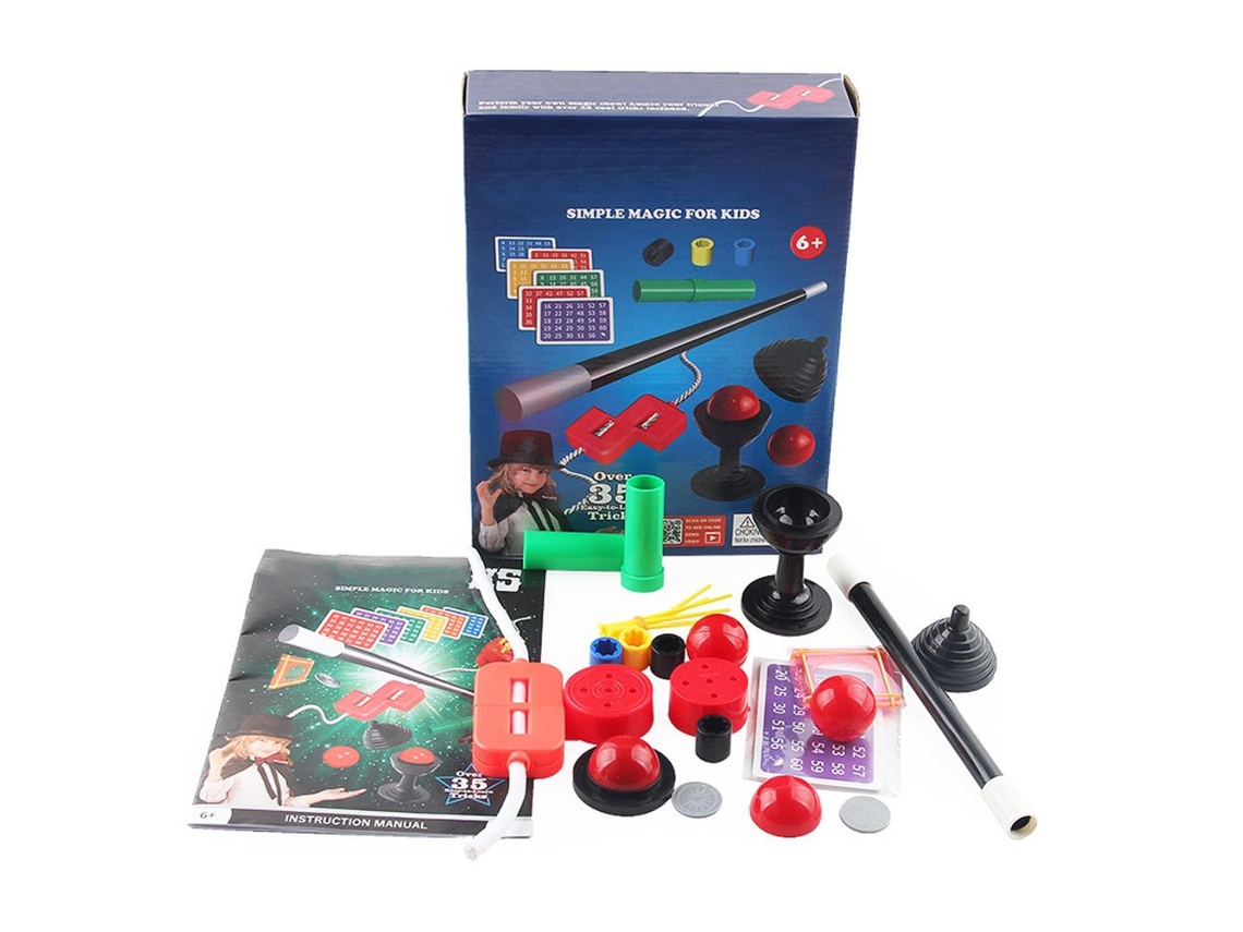Primerox conjunto de Truques de Mágico para Crianças Varinha Mágica Brinquedos Natal Presente