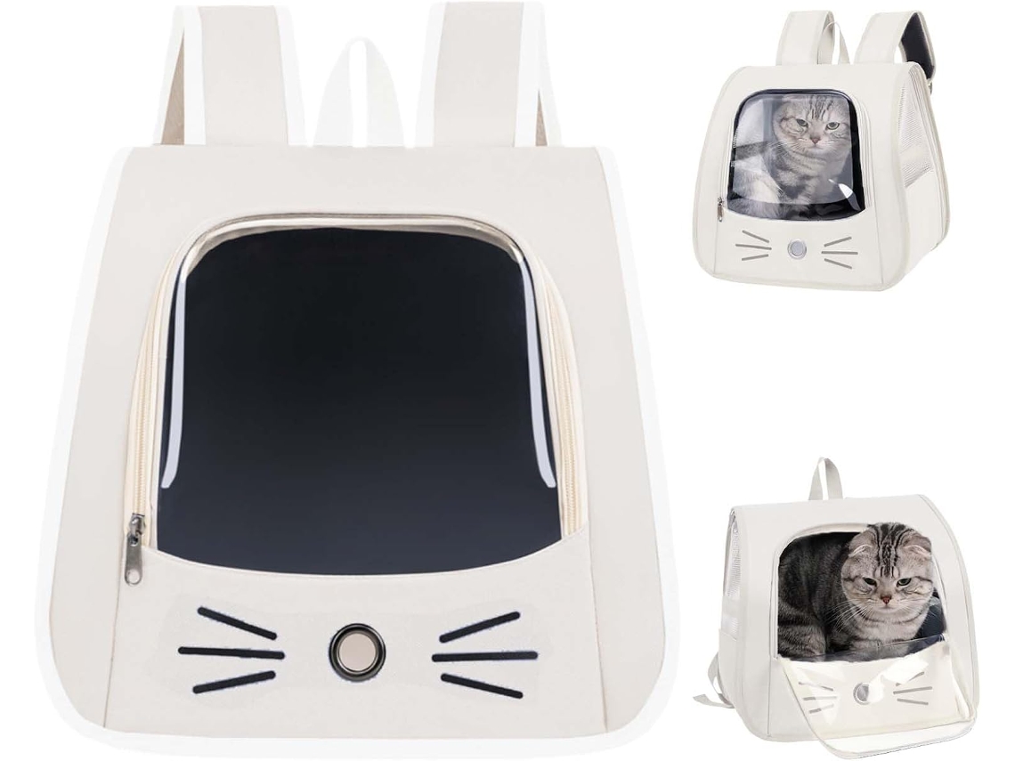Mochila Dobrável Respirável E Gatos Pequenos