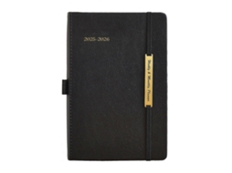 Calendário 2025-2026, Agenda, Planejador Diário, Cadernos, Planejador Semanal/Mensal, Material de Escritório, Gray Slowmoose